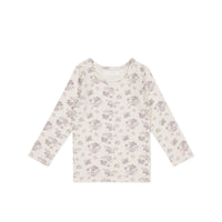 Organic Cotton Long Sleeve Top - Selena Tofu Childrens Top from Jamie Kay Australia