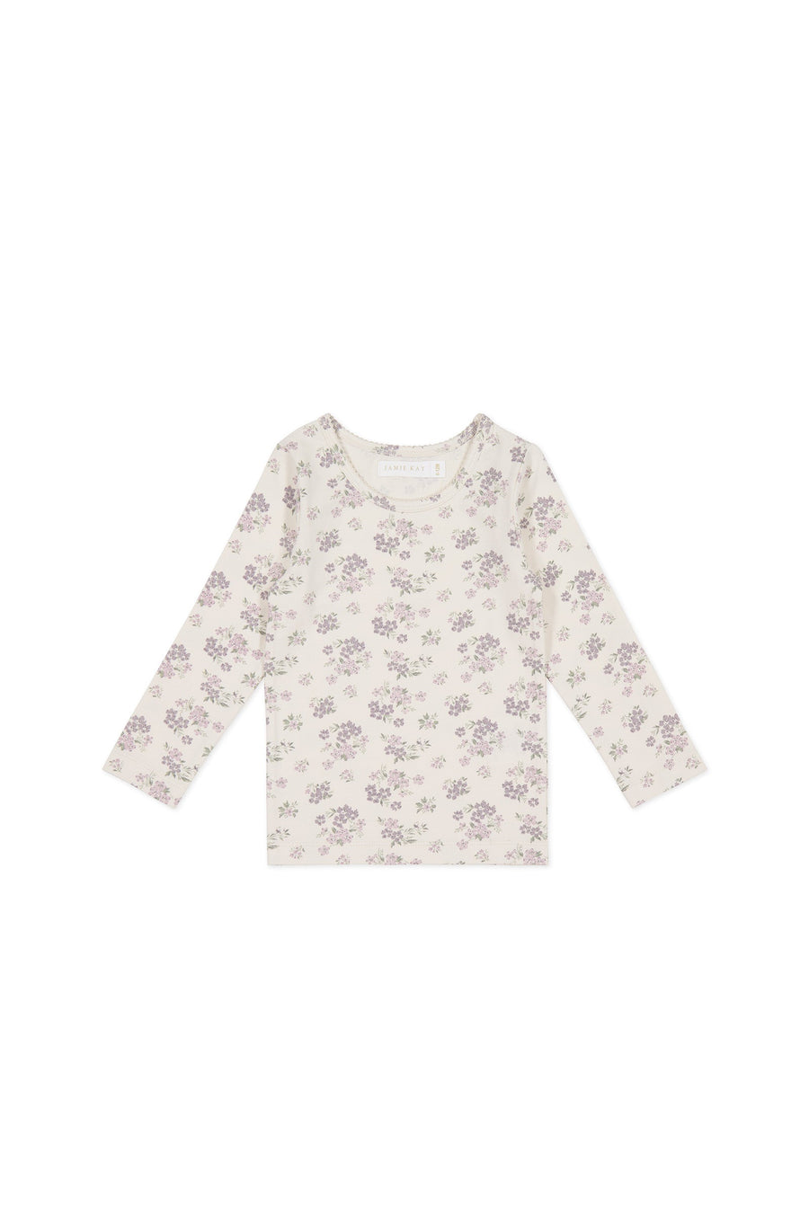 Organic Cotton Long Sleeve Top - Selena Tofu Childrens Top from Jamie Kay Australia