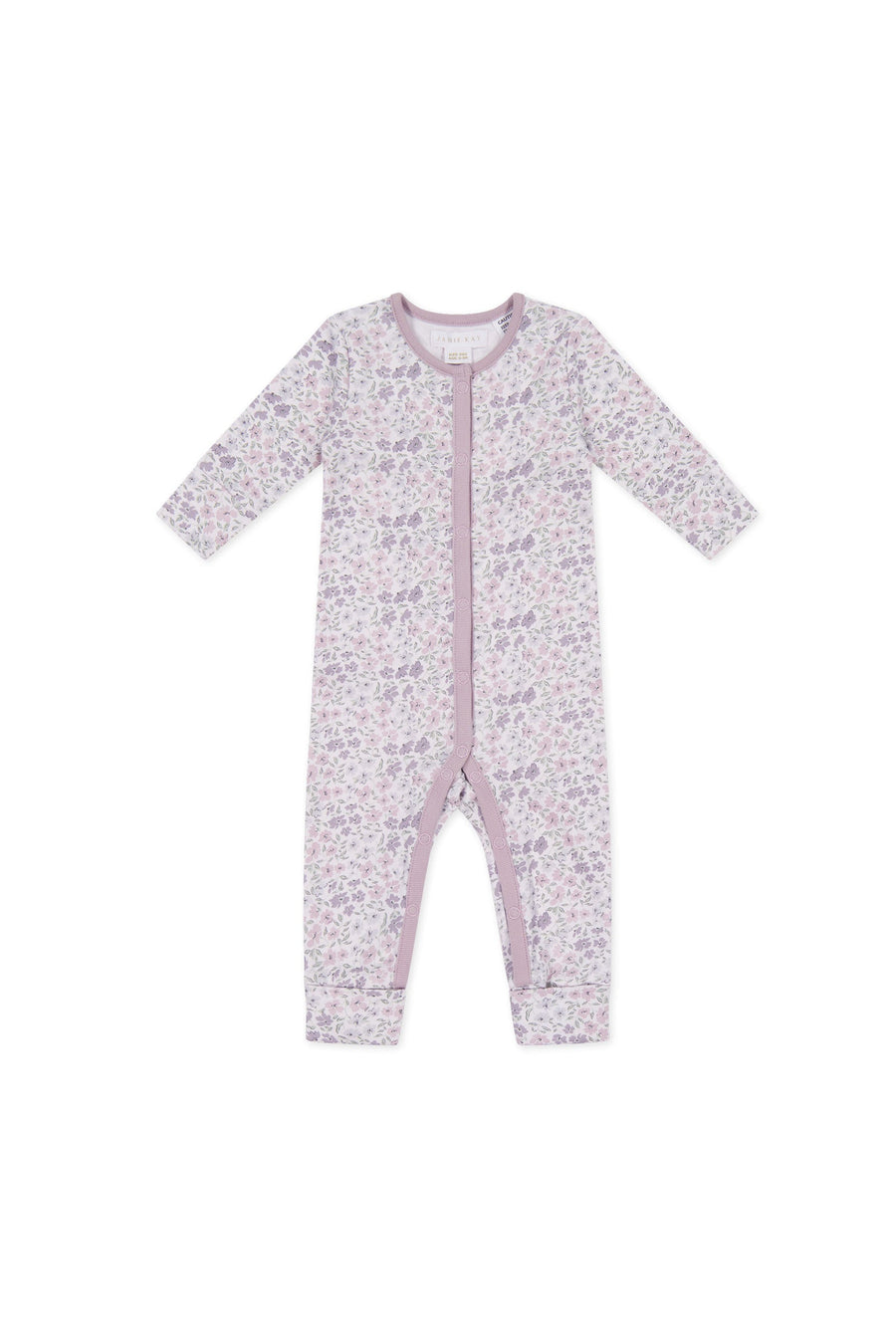 Organic Cotton Maple Onepiece - Fifi Lilac Childrens Onepiece from Jamie Kay Australia