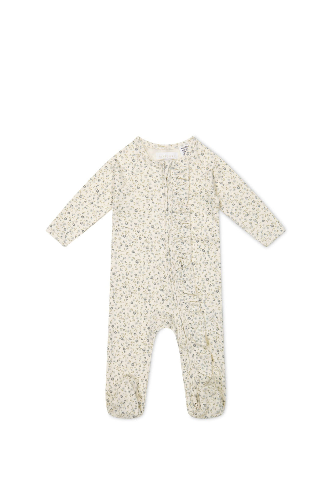 Organic Cotton Melanie Onepiece - Dainty Egret Blues Childrens Onepiece from Jamie Kay Australia