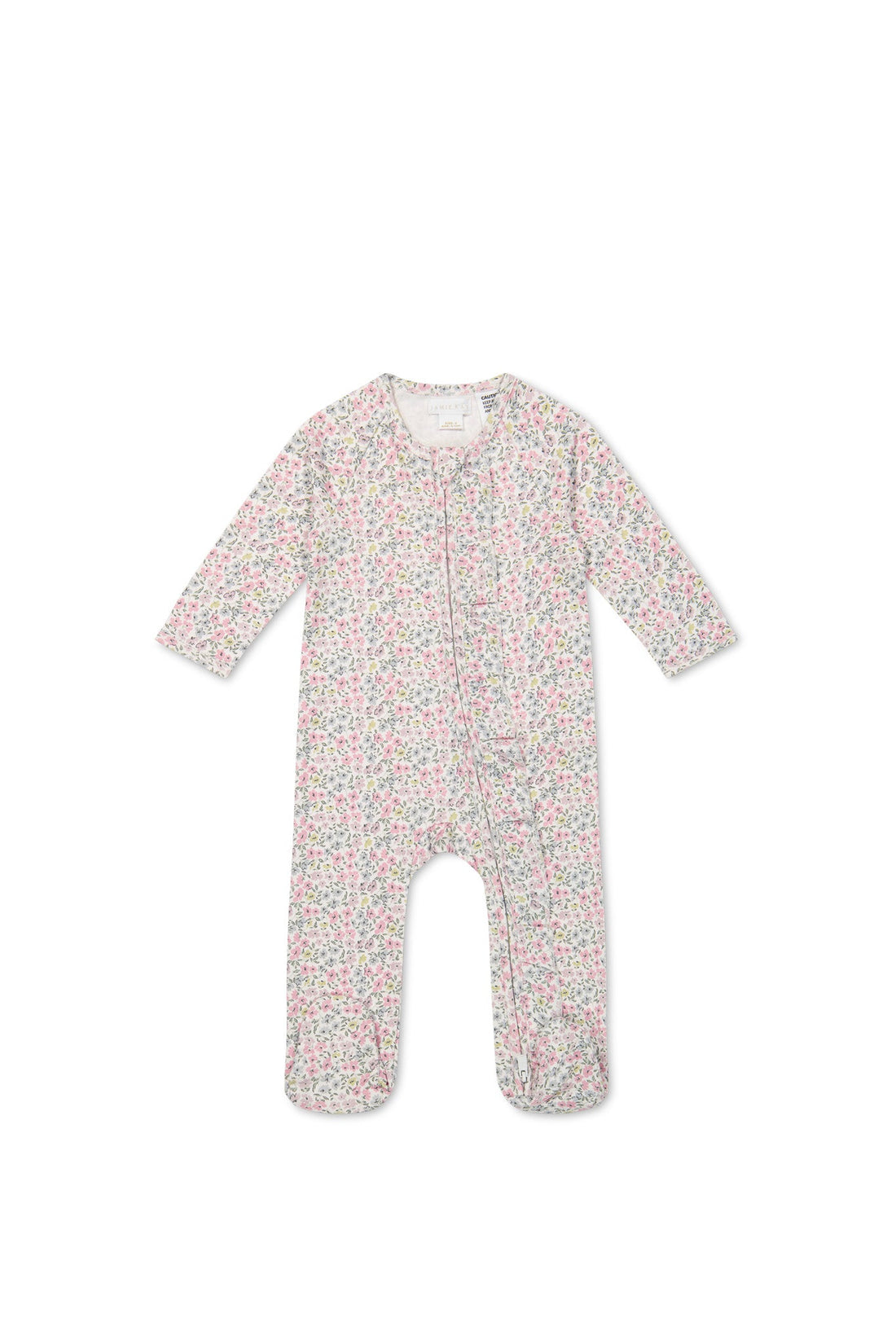 Organic Cotton Melanie Onepiece - Fifi Mini Slightly Pink Childrens Onepiece from Jamie Kay Australia