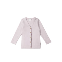 Organic Cotton Modal Cardigan - Luna Childrens Cardigan from Jamie Kay Australia