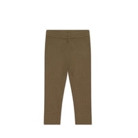 Organic Cotton Modal Elastane Legging - Oak Childrens Legging from Jamie Kay Australia