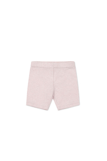 Organic Cotton Modal Elisa Bike Short - Violet Marle Childrens Short from Jamie Kay Australia