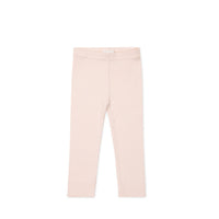 Organic Cotton Modal Everyday Legging - Dainty Pink Childrens Legging from Jamie Kay Australia