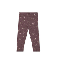 Organic Cotton Modal Everyday Legging - Petite Fleur Childrens Legging from Jamie Kay Australia