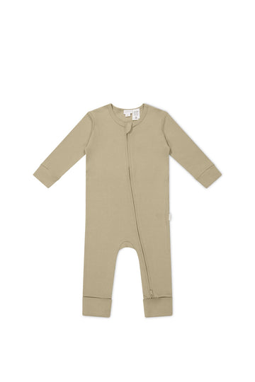 Organic Cotton Modal Frankie Onepiece - Vintage Taupe Childrens Onepiece from Jamie Kay Australia