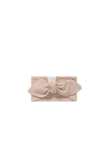 Organic Cotton Modal Headband - Dusky Rose Marle Childrens Headband from Jamie Kay Australia