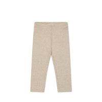 Organic Cotton Modal Everyday Legging - Biscuit Marle Childrens Legging from Jamie Kay Australia