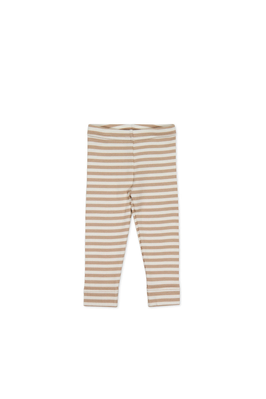 Organic Cotton Modal Everyday Legging - Narrow Stripe Baker/Cloud Childrens Legging from Jamie Kay Australia