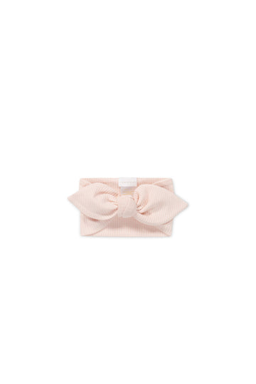 Organic Cotton Modal Lilian Headband - Dainty Pink Childrens Headband from Jamie Kay Australia