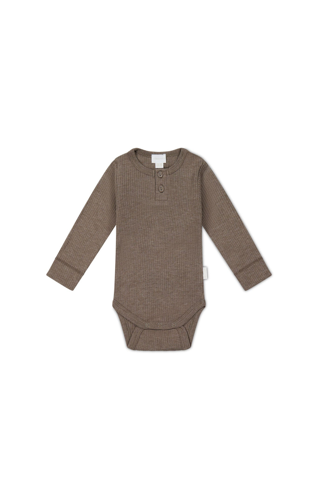 Organic Cotton Modal Long Sleeve Bodysuit - Brownie Marle Childrens Bodysuit from Jamie Kay Australia