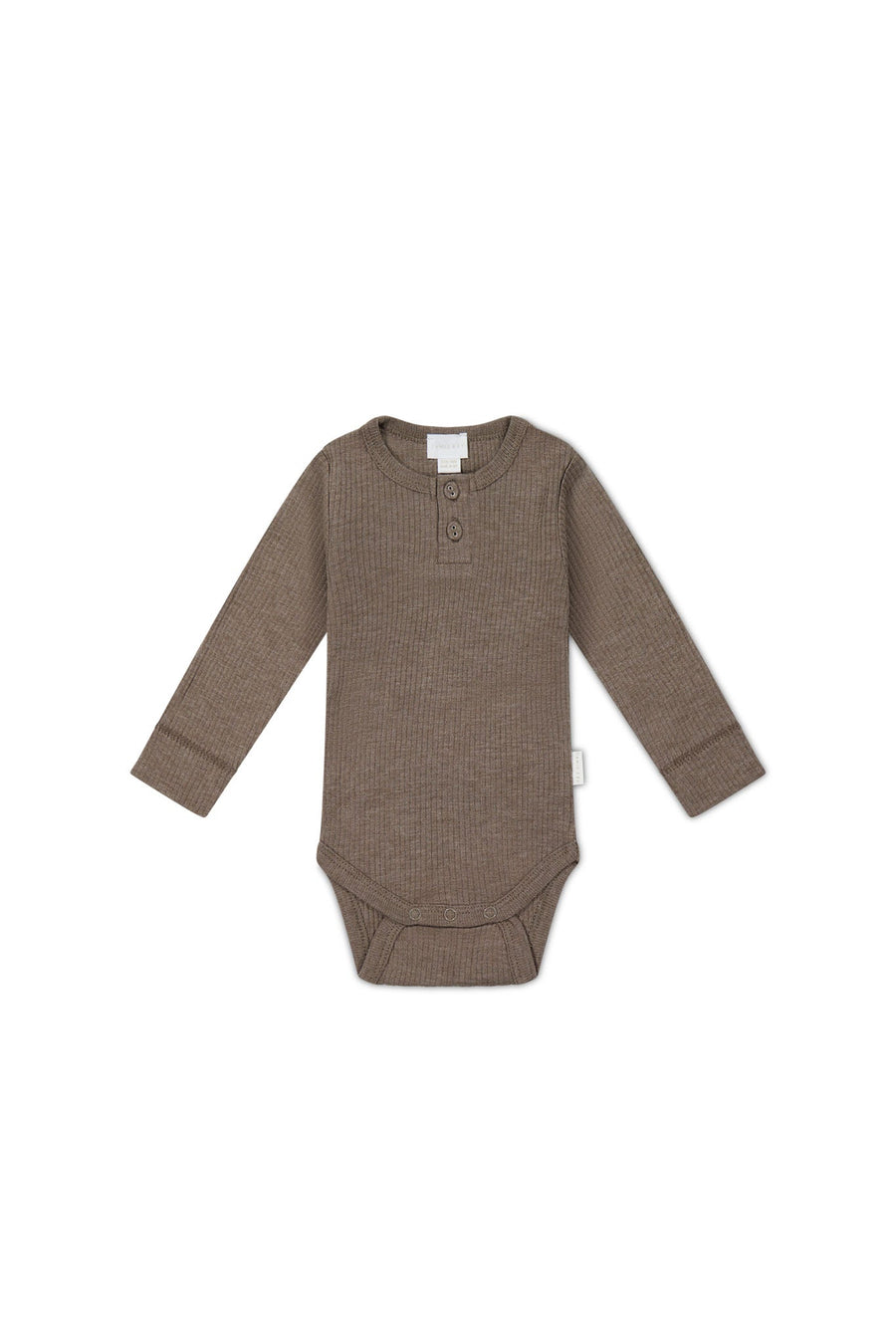 Organic Cotton Modal Long Sleeve Bodysuit - Brownie Marle Childrens Bodysuit from Jamie Kay Australia