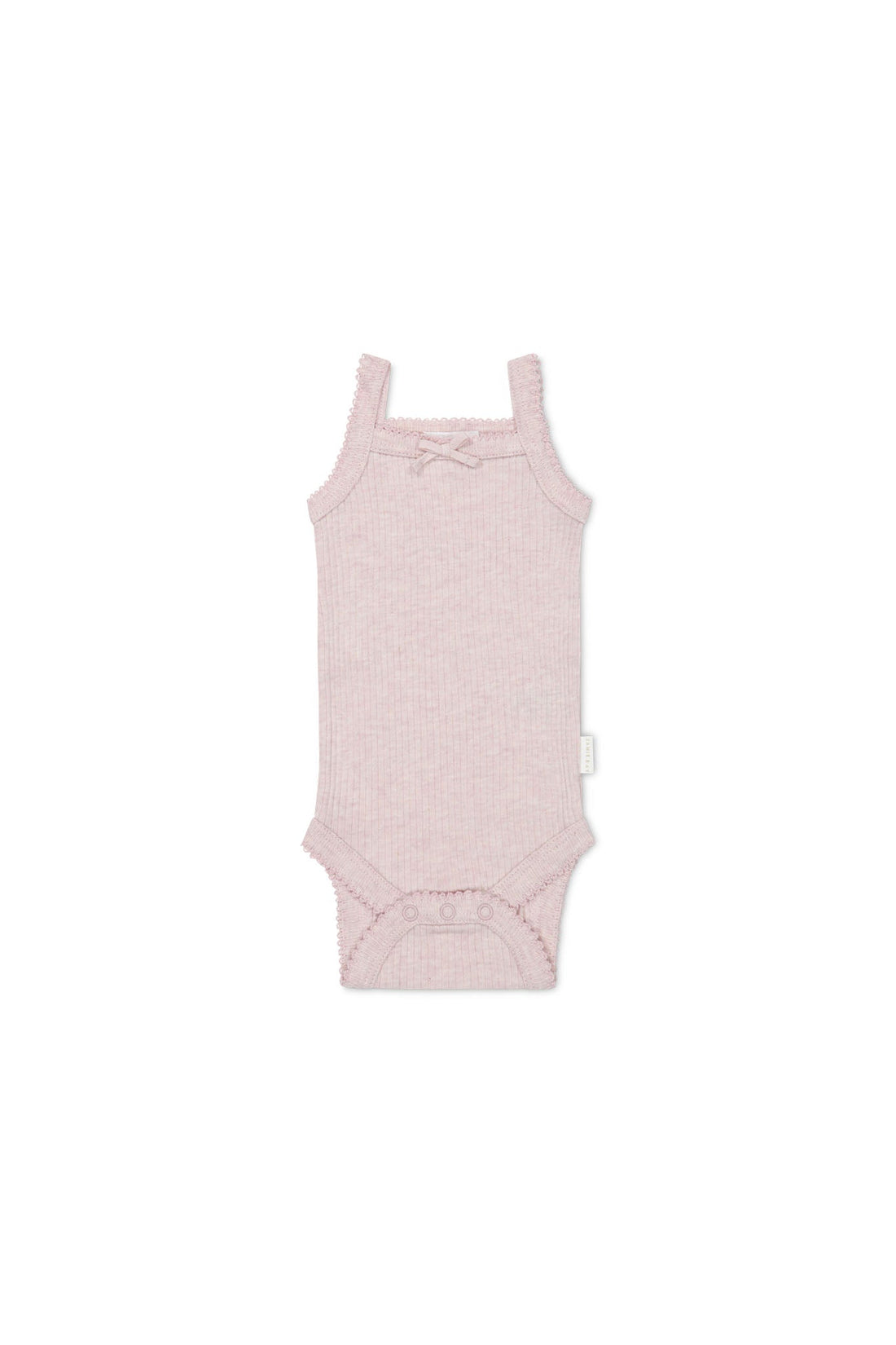 Organic Cotton Modal Singlet Bodysuit - Violet Marle Childrens Bodysuit from Jamie Kay Australia