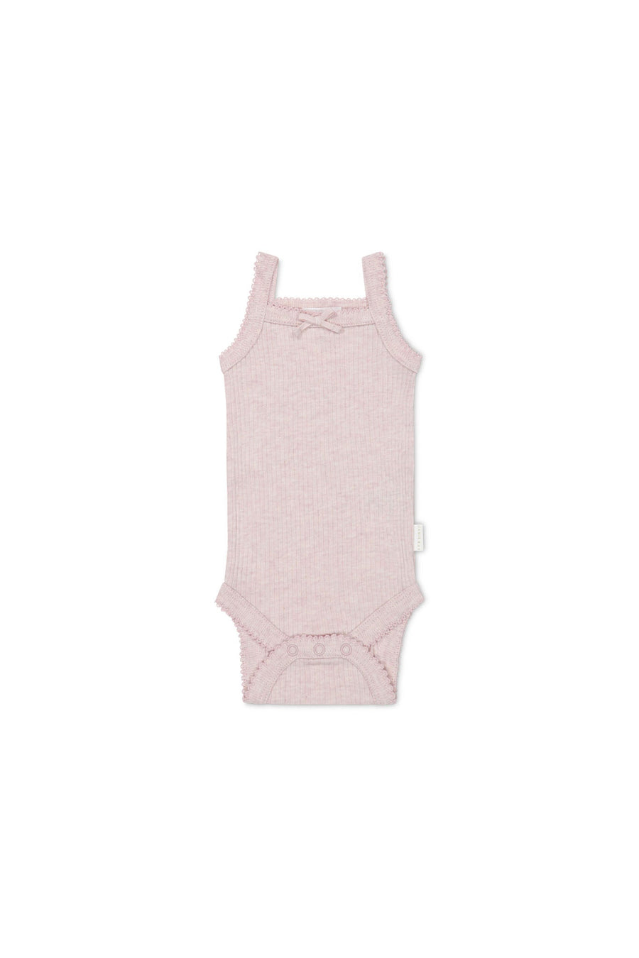 Organic Cotton Modal Singlet Bodysuit - Violet Marle Childrens Bodysuit from Jamie Kay Australia