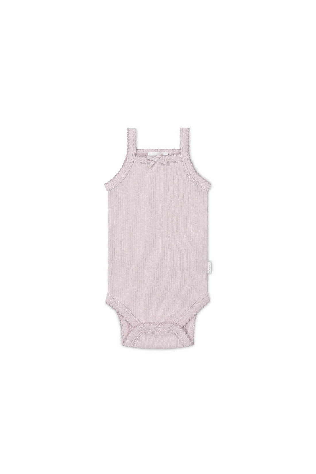 Organic Cotton Modal Singlet Bodysuit - Violet Tint Childrens Bodysuit from Jamie Kay Australia