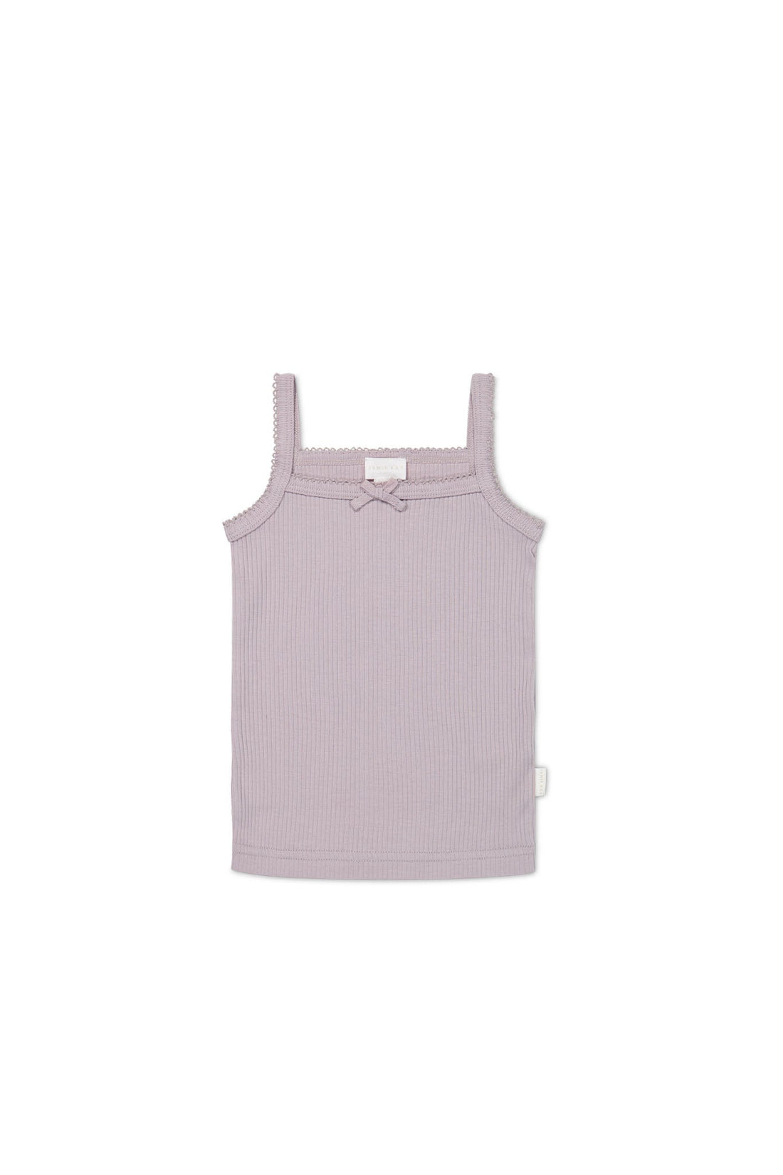 Organic Cotton Modal Singlet - Heather Haze Childrens Singlet from Jamie Kay Australia