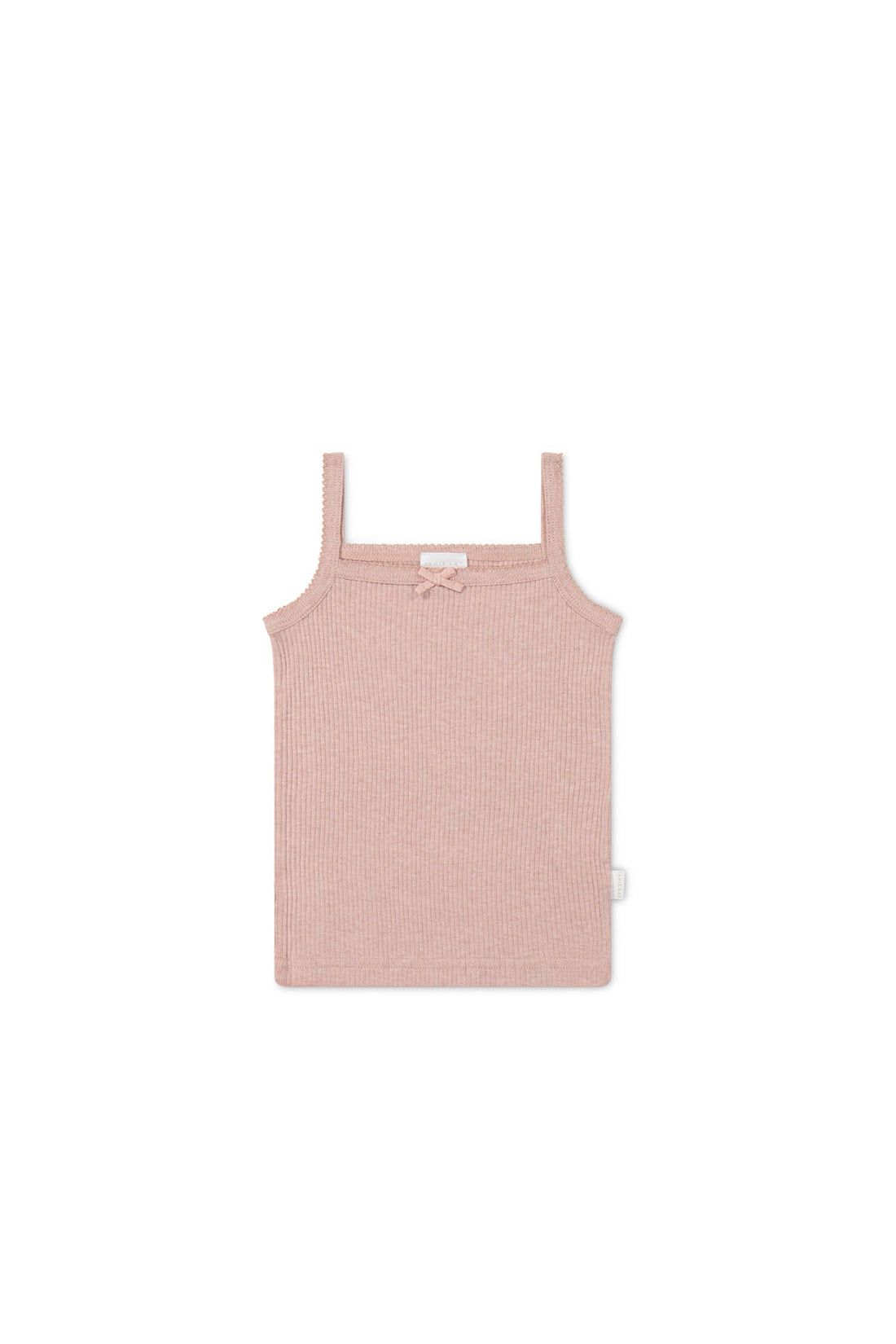 Organic Cotton Modal Singlet - Peony Marle Childrens Singlet from Jamie Kay Australia