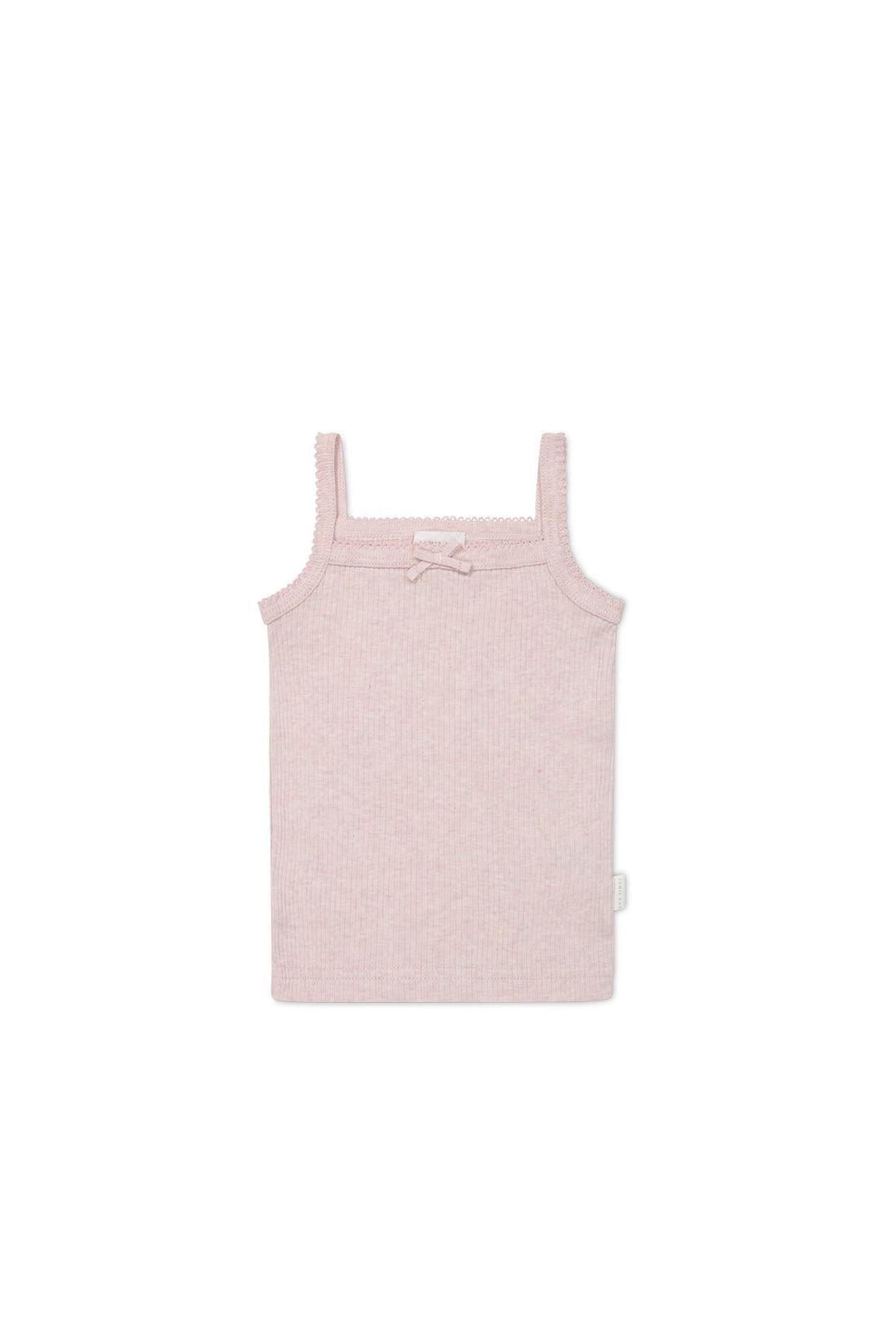 Organic Cotton Modal Singlet - Violet Marle Childrens Singlet from Jamie Kay Australia