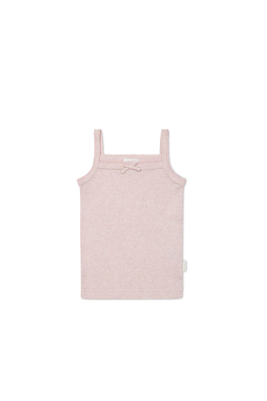 Organic Cotton Modal Singlet - Violet Marle Childrens Singlet from Jamie Kay Australia