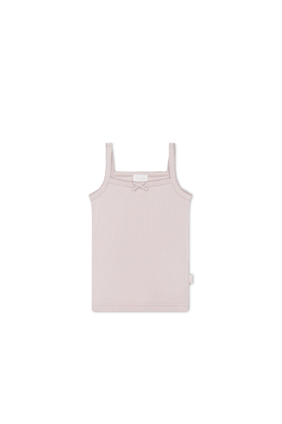 Organic Cotton Modal Singlet - Violet Tint Childrens Singlet from Jamie Kay Australia