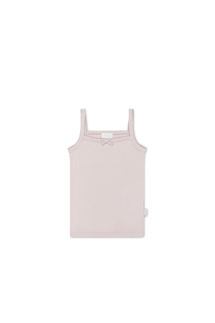 Organic Cotton Modal Singlet - Violet Tint Childrens Singlet from Jamie Kay Australia