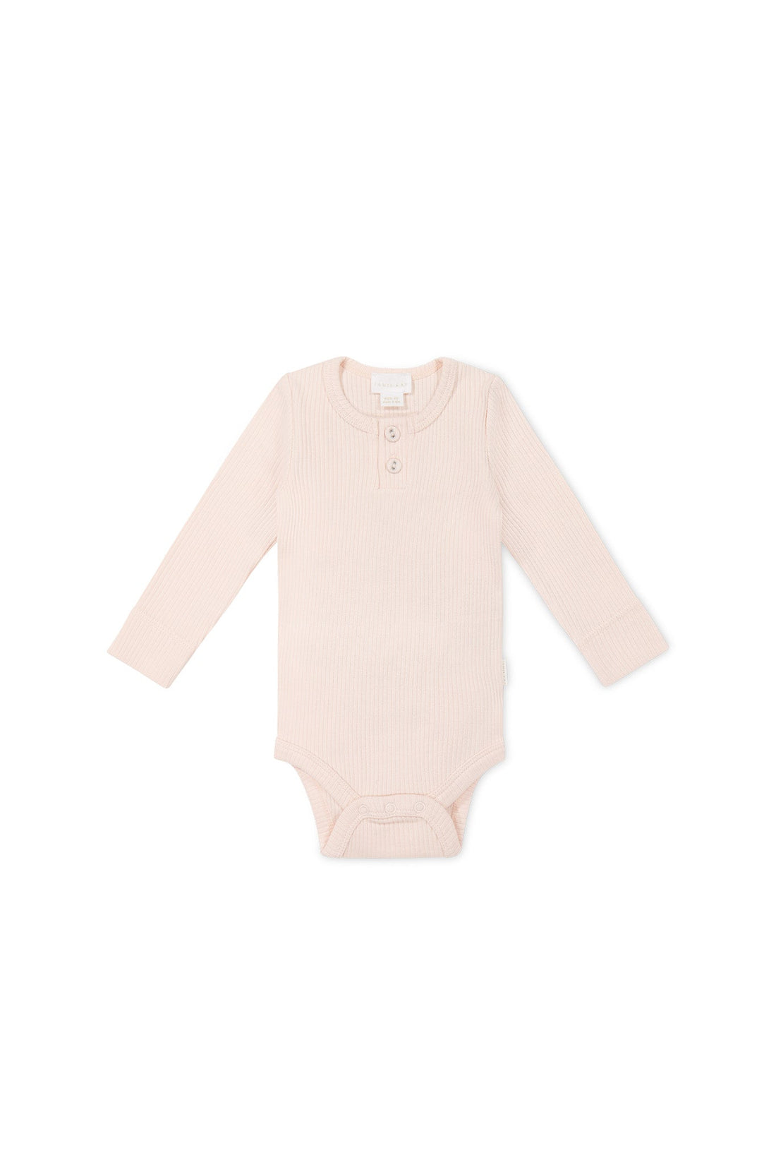 Organic Cotton Modal Long Sleeve Bodysuit - Dainty Pink Childrens Bodysuit from Jamie Kay Australia