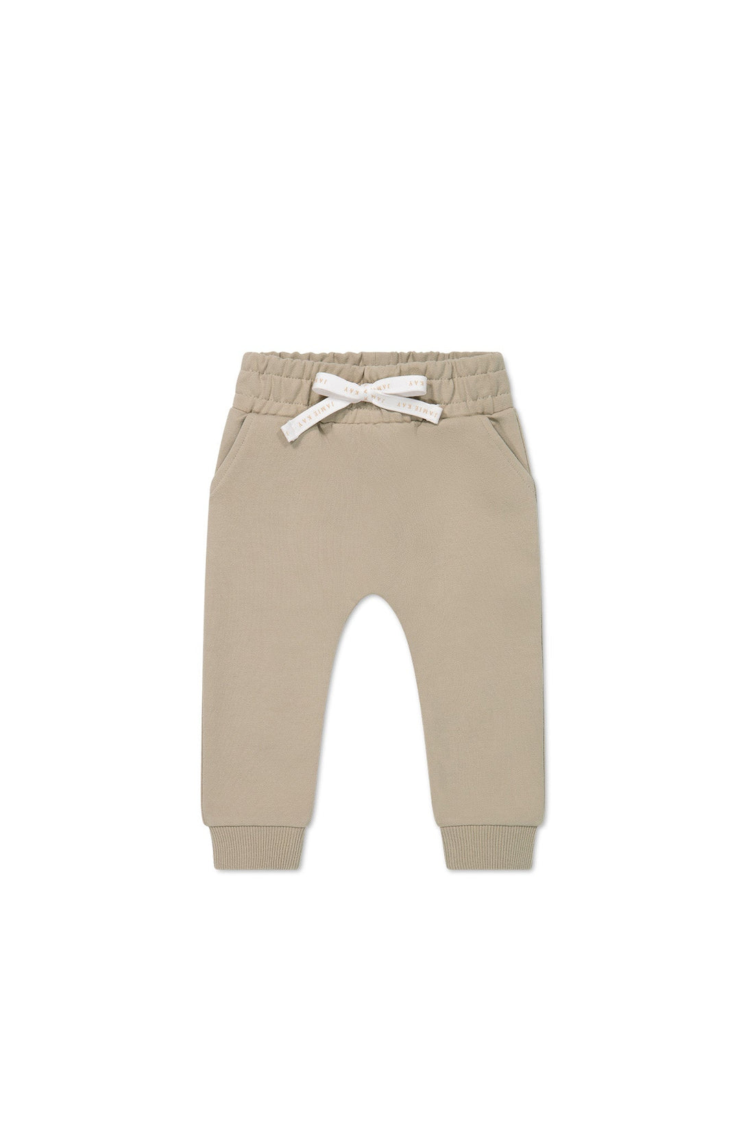 Organic Cotton Morgan Track Pant - Fawn Childrens Pant from Jamie Kay Australia