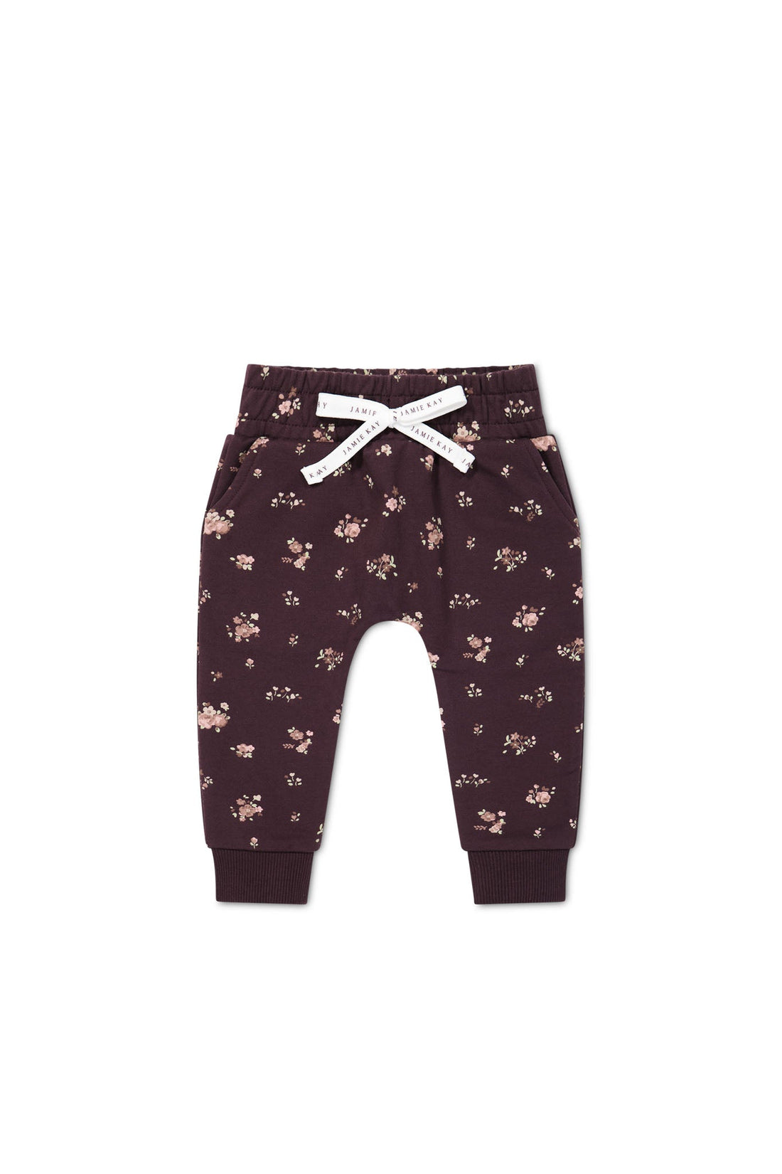 Organic Cotton Morgan Track Pant - Petite Fleur Childrens Pant from Jamie Kay Australia