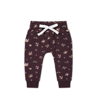 Organic Cotton Morgan Track Pant - Petite Fleur Childrens Pant from Jamie Kay Australia