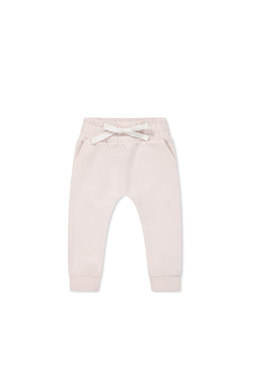 Organic Cotton Morgan Track Pant - Rosewater Childrens Pant from Jamie Kay Australia