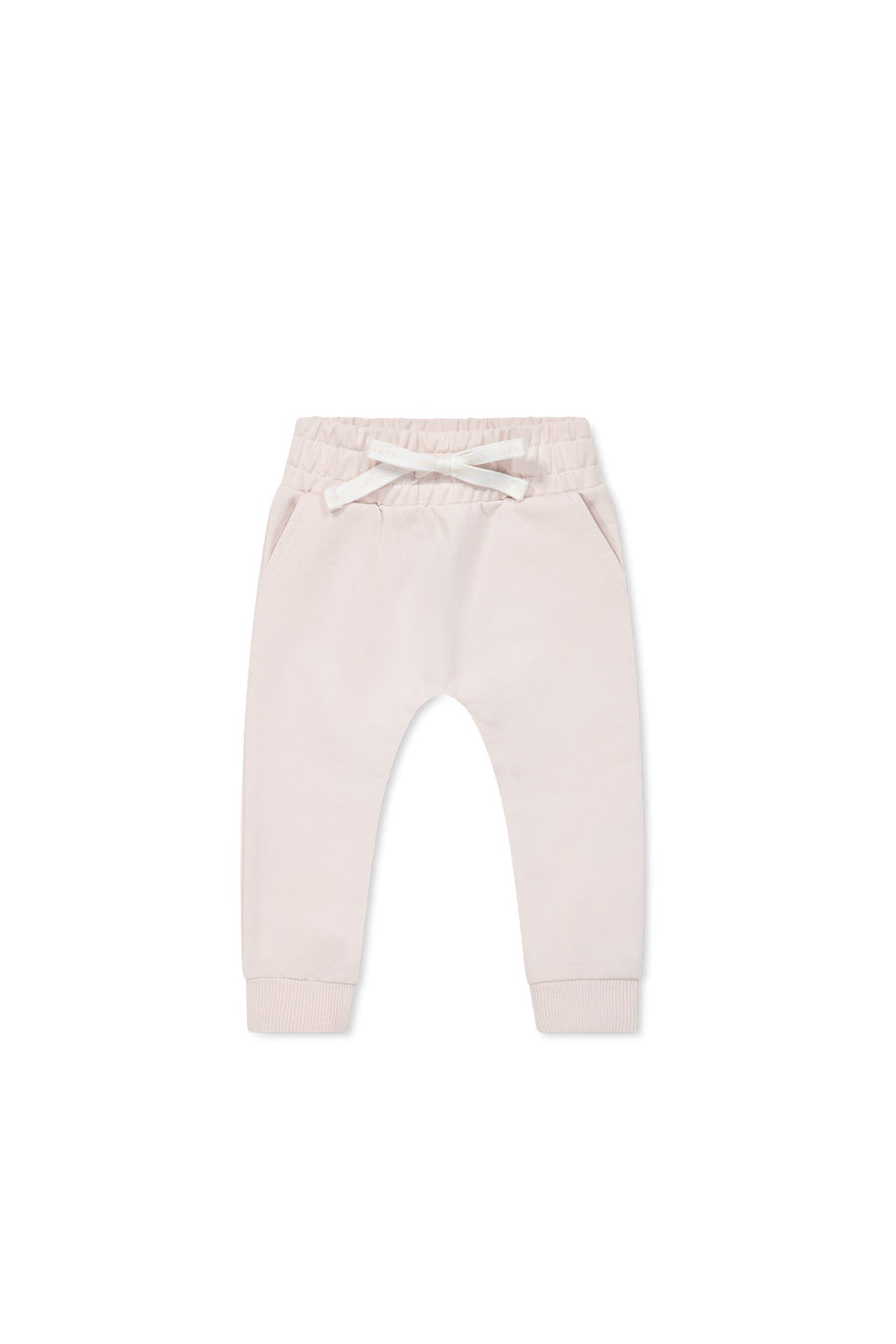 Organic Cotton Morgan Track Pant - Rosewater Childrens Pant from Jamie Kay Australia