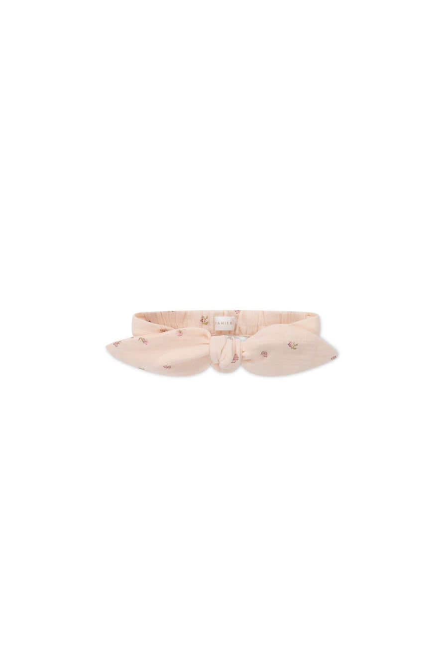 Organic Cotton Muslin Headband - Meredith Morganite Childrens Headband from Jamie Kay Australia