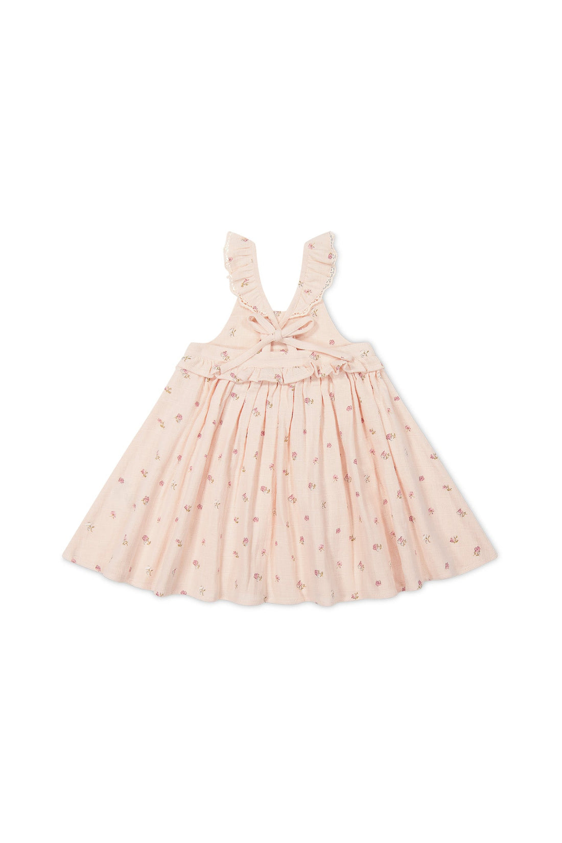 Organic Cotton Muslin Lola Dress - Meredith Morganite Childrens Dress from Jamie Kay Australia