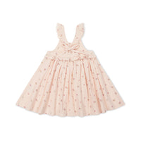 Organic Cotton Muslin Lola Dress - Meredith Morganite Childrens Dress from Jamie Kay Australia