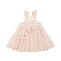 Organic Cotton Muslin Lola Dress - Meredith Morganite Childrens Dress from Jamie Kay Australia