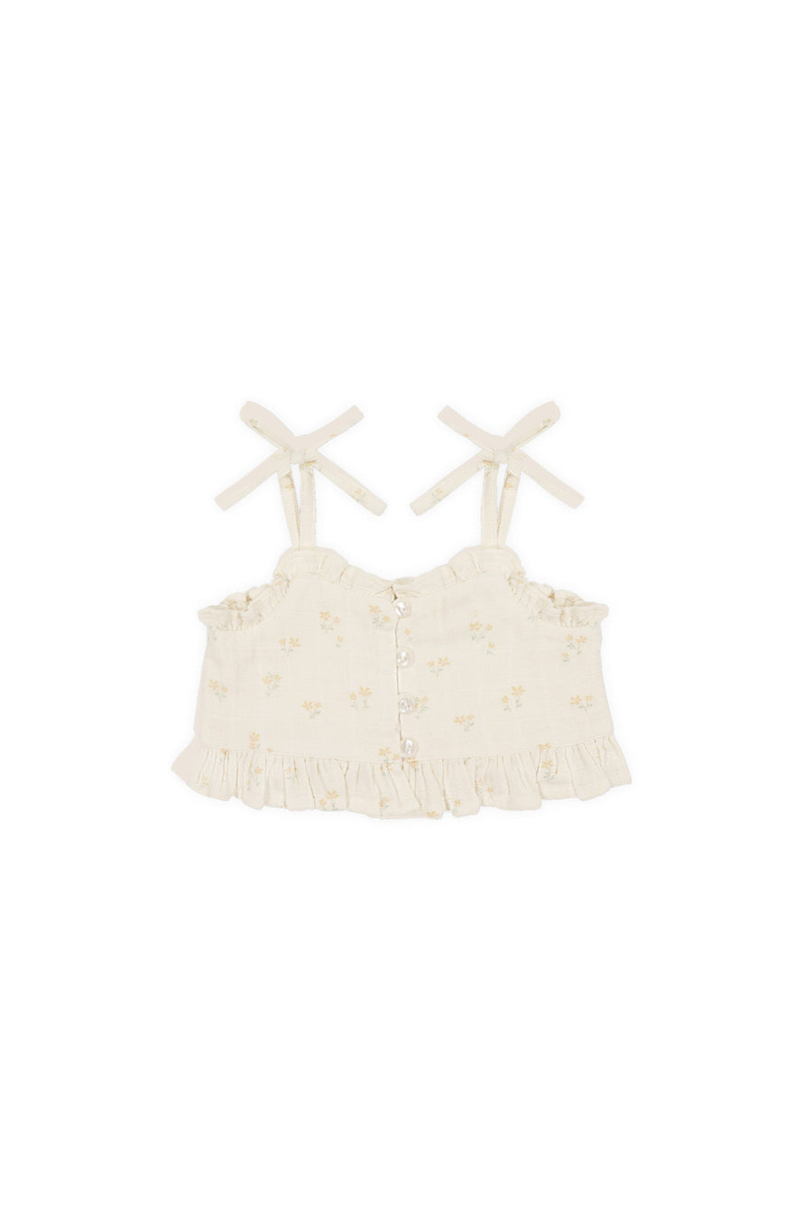 Organic Cotton Muslin Mirabel Top - Pauline Chamomile Childrens top from Jamie Kay Australia