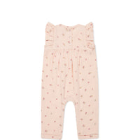 Organic Cotton Muslin Sadie Romper - Meredith Morganite Childrens Romper from Jamie Kay Australia