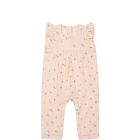 Organic Cotton Muslin Sadie Romper - Meredith Morganite Childrens Romper from Jamie Kay Australia