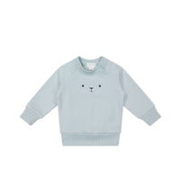 Organic Cotton Palmer Pullover - Droplet Childrens Sweatshirt from Jamie Kay Australia