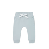 Organic Cotton Palmer Track Pant - Droplet Childrens Pant from Jamie Kay Australia