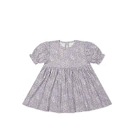 Organic Cotton Penny Dress - April Lilac Childrens Dress from Jamie Kay Australia