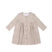 Organic Cotton Poppy Dress - Chloe Lilac Childrens Dress from Jamie Kay Australia