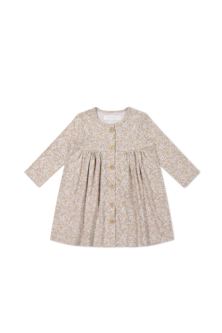 Organic Cotton Poppy Dress - Chloe Lilac Childrens Dress from Jamie Kay Australia