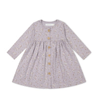 Organic Cotton Poppy Dress - Lulu Bloom Iris Childrens Dress from Jamie Kay Australia