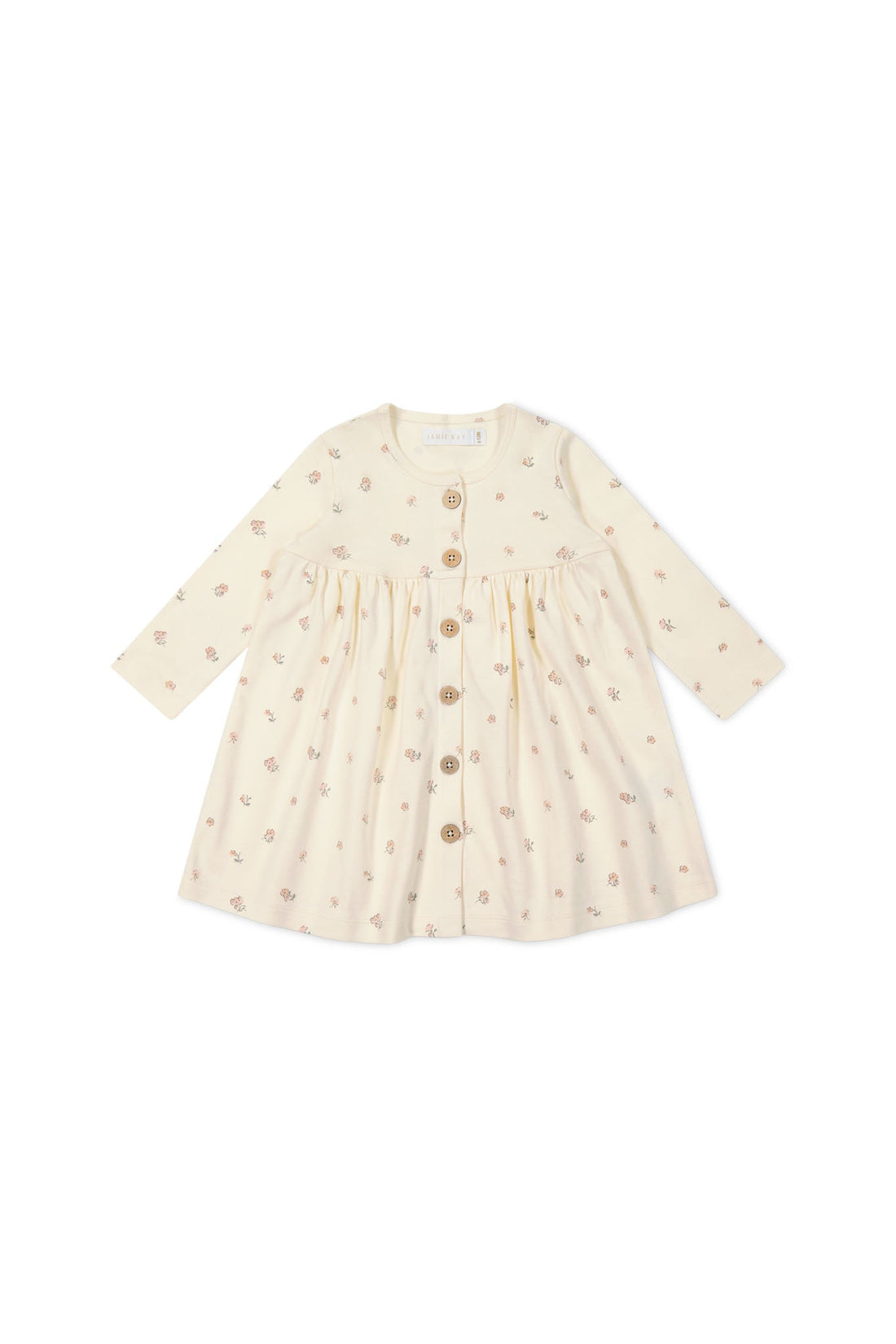 Organic Cotton Poppy Dress - Meredith Egret Childrens Dress from Jamie Kay Australia