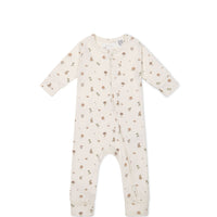 Organic Cotton Reese Zip Onepiece - Foraging Friends Childrens Onepiece from Jamie Kay Australia