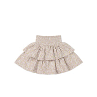 Organic Cotton Ruby Skirt - Chloe Lilac Childrens Skirt from Jamie Kay Australia