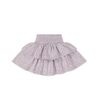 Organic Cotton Ruby Skirt - Lulu Bloom Iris Childrens Skirt from Jamie Kay Australia