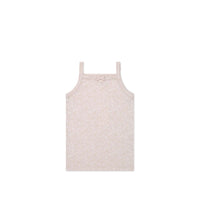 Organic Cotton Singlet - Addie Lilac Childrens Singlet from Jamie Kay Australia